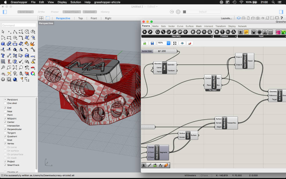 Screenshot Grasshopper