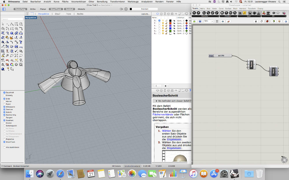 Rhino Boolean